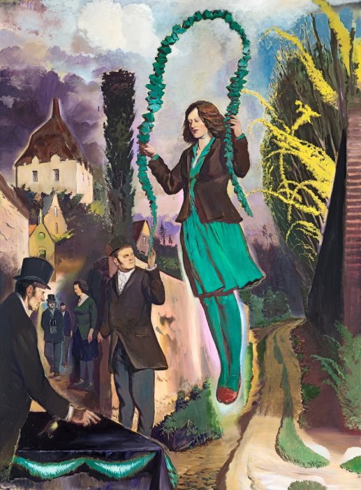 Neo Rauch, Die Erste, 2015, 270 x 200 cm, HST {JPEG}