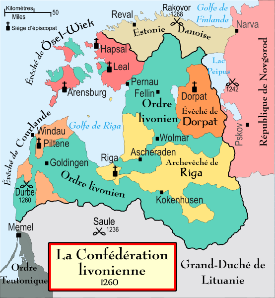 Dovmont, Duc païen, Prince chrétien et terreur de l'Ordre Livonien