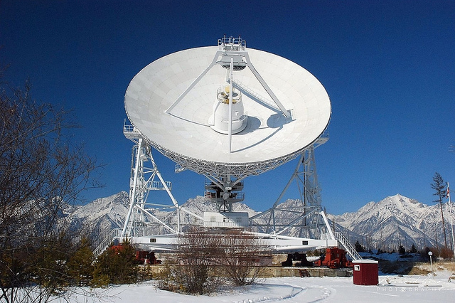 Badary radiotelescope astronomique projet quasar, valle de la Tounka, Bouriatie   Bernard Grua