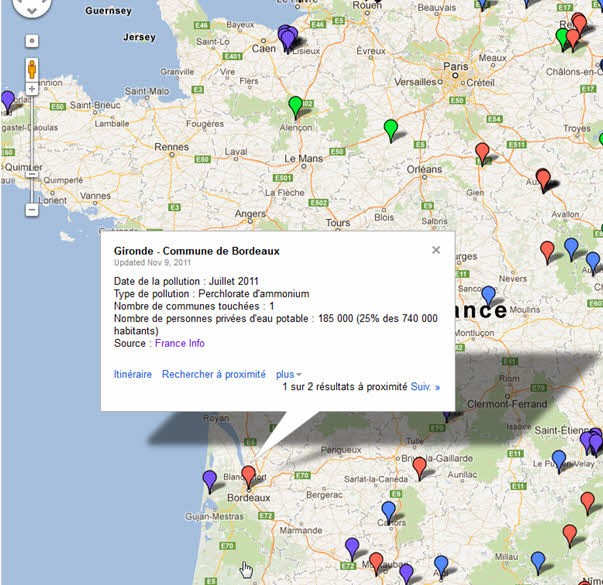 Du perchlorate d'Ammonium dans l'Ouest et le Nord de la France