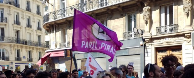 La f�te � Macron
