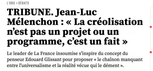 Le révoltant TINA communautariste de Mélenchon