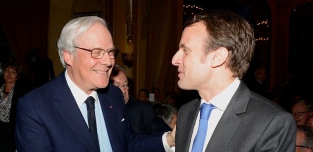 Macron et le banquier Rothschild {JPEG}
