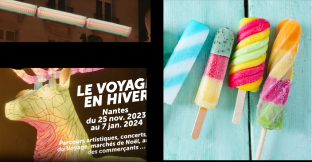 Une glace en hiver {PNG}