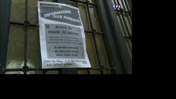 Ecole de Paris en grève