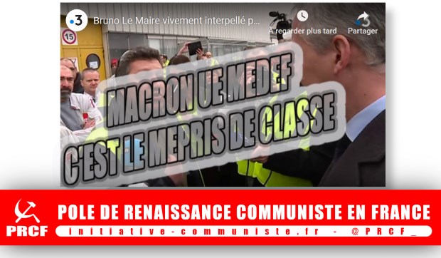 avec ou sans GILETS JAUNES, couleurs d'une colère sociale, 17 nov-16 déc 2018 Macron-lemaire-mepris-de-classe-01c35