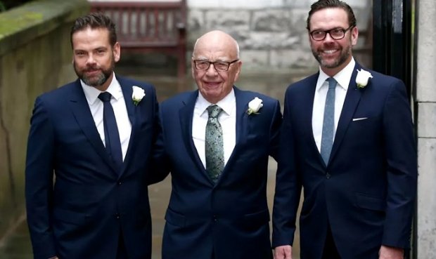 Rupert Murdoch et ses fils