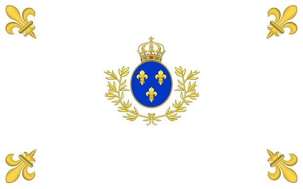 Fichier:Drapeau Royaume de France 1815-1830.jpg
