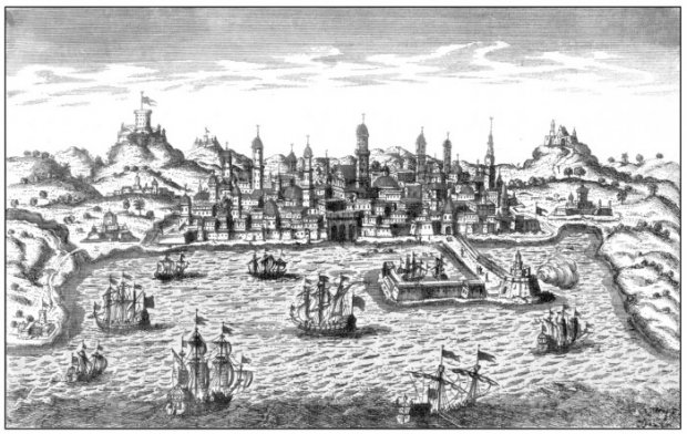 port d'Alger au XVIIe siècle {JPEG}