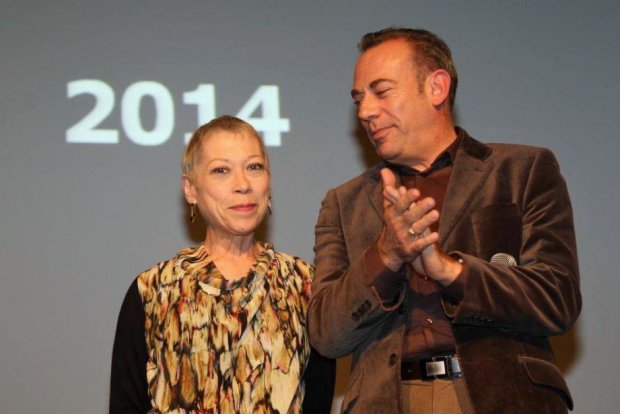 Annie Goetzinger, Grand Boum 2014 et Marc Gricourt, Maire de Blois – Photo Ville de Blois