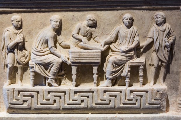 Autel des scribes (marbre) | Roman | Estampe d'art