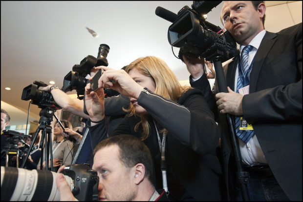« Journalists at work » © European Union 2012 EP/Pietro Naj-Oleari (CC BY-NC-ND 2.0)