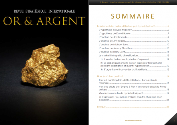 Revue or et argent mensuelle �conomie et finance