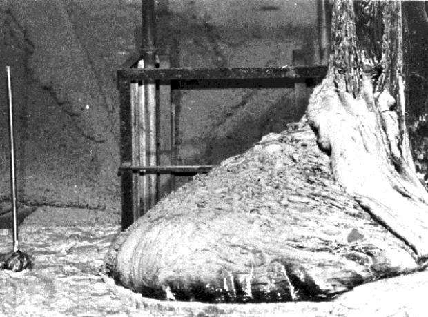 Tchernobyl : corium durci