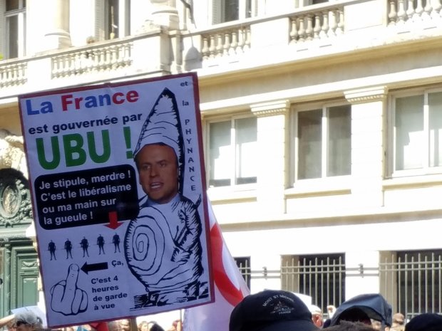 La f�te � Macron