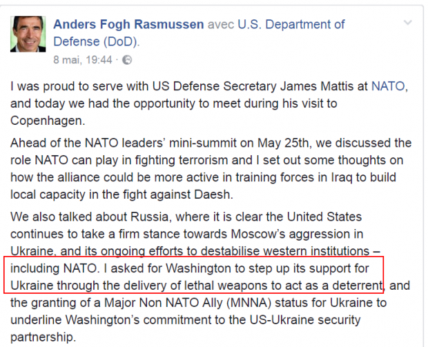 Anders Fogh Rasmussen : du Danemark à l'Ukraine, en passant par l'OTAN. Itinéraire d'un VRP de la guerre