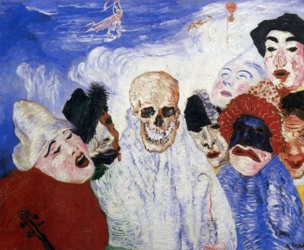 James Ensor - La Mort et les masques