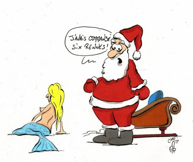 le pere noel a un probleme