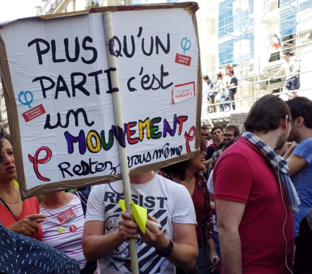 La f�te � Macron