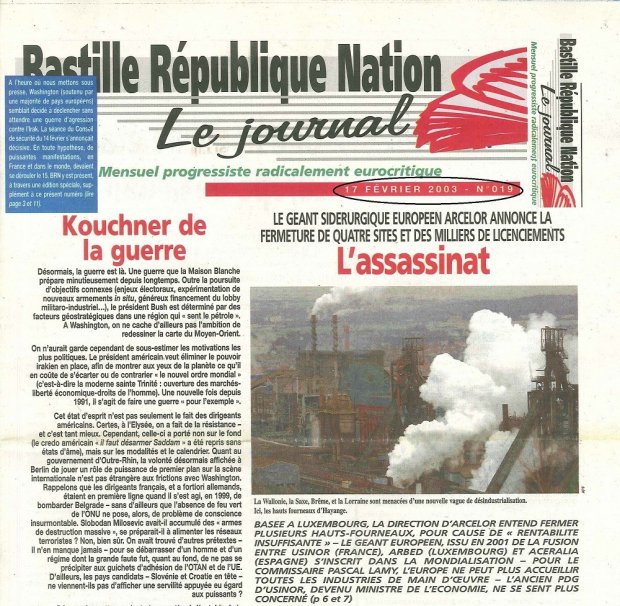 Une « Une » prophétique