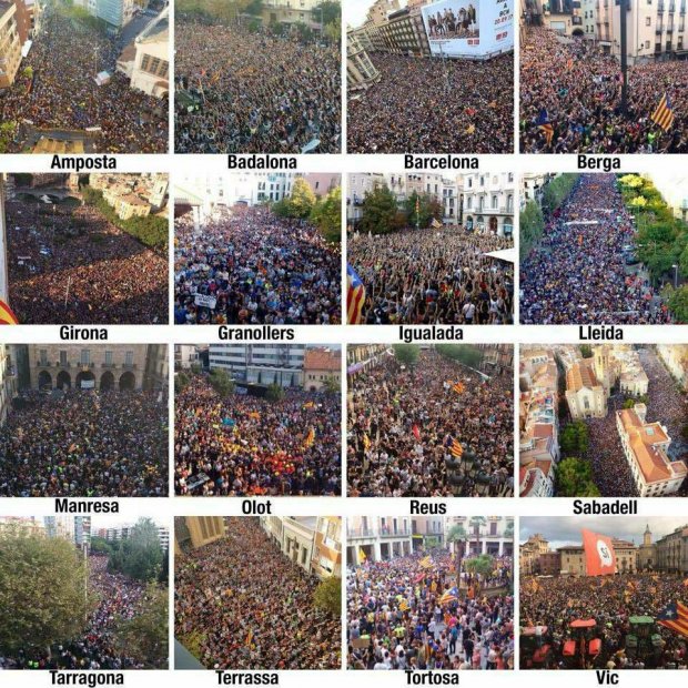 Les Partis indépendantistes emportent la majorité absolue en Catalogne !