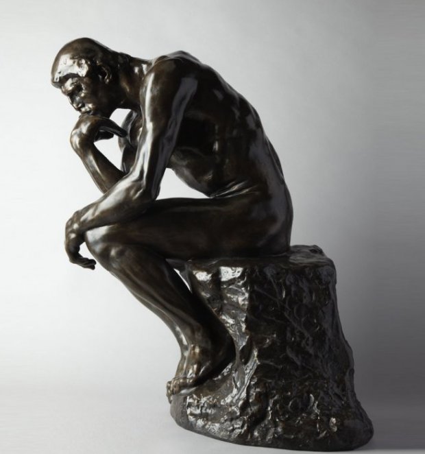 Le penseur de Rodin {JPEG}